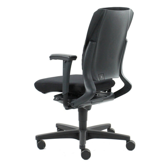 Ahrend 230 ergonomische bureaustoel, nieuwe stof zwart. - Re-Use24