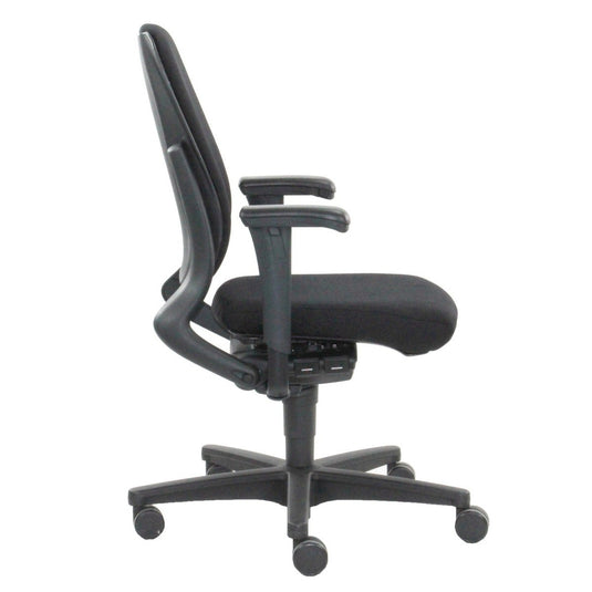 Ahrend 230 ergonomische bureaustoel, nieuwe stof zwart. - Re-Use24