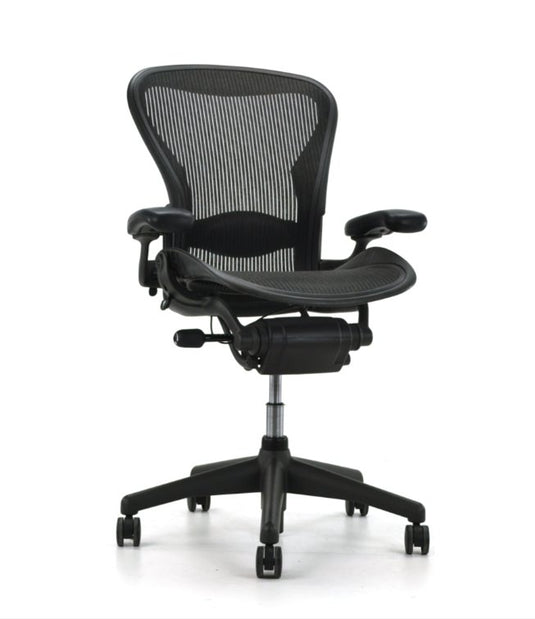 Herman Miller ergonomische bureaustoel Aeron (classic) "B" Full options - Re-Use24